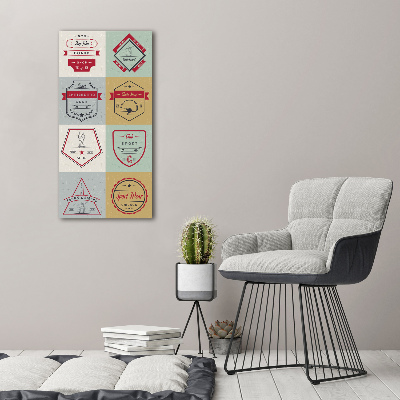 Verticale foto op glas Skateboardborden