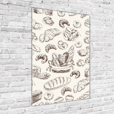 Foto-obraz szkło hartowane pionowy Pieczywo