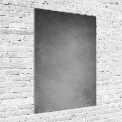 Verticale glasfoto Betonnen achtergrond
