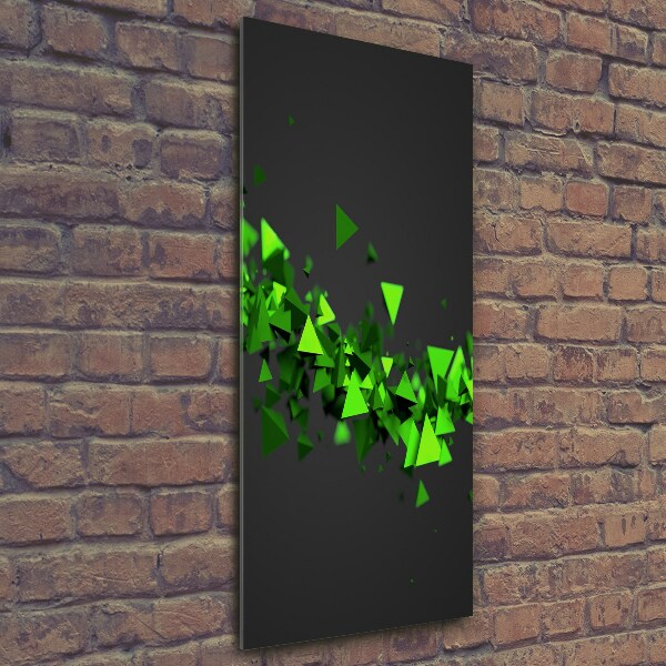 Foto obraz na szkle pionowy Geometryczna fala