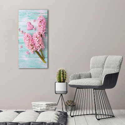 Verticale foto op glas Seringbloemen