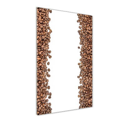 Foto obraz szkło hartowane pionowy Ziarna kawy