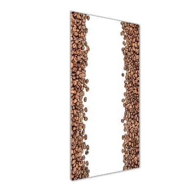 Foto obraz szkło hartowane pionowy Ziarna kawy