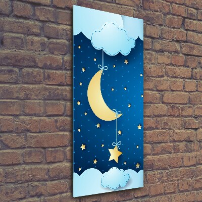 Verticale foto op glas Nacht