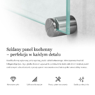 Glazen achterwand keuken Transparant 