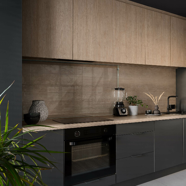 Glazen achterwand keuken Transparant 