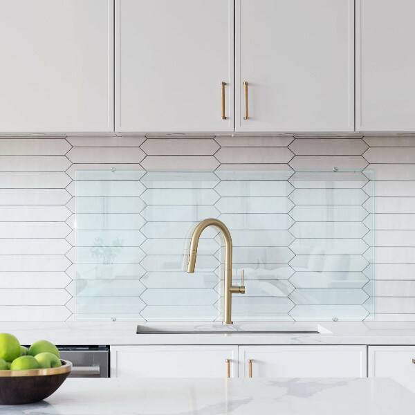 Glazen achterwand keuken Transparant 