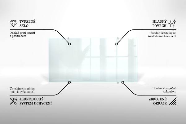 Glazen achterwand keuken Transparant 