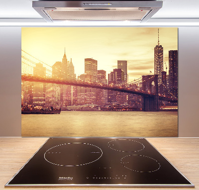 Glazen achterwand keuken Manhattan, New York