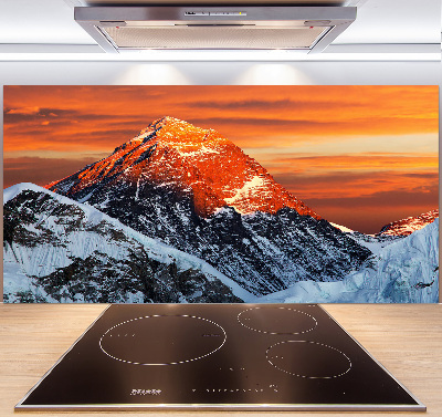 Glazen achterwand keuken Everesttop