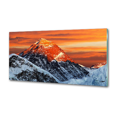 Glazen achterwand keuken Everesttop