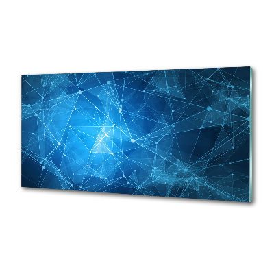 Panel do kuchni Niebieskie linie