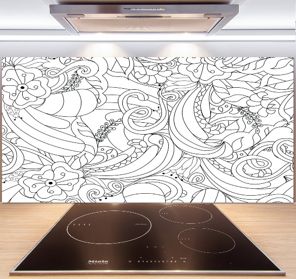 Panel między meble w kuchni Ornamenty