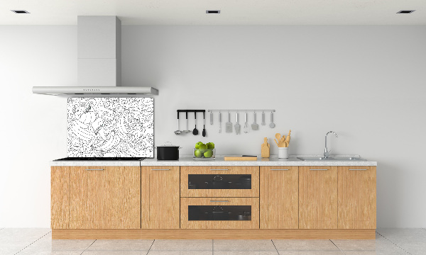 Panel między meble w kuchni Ornamenty