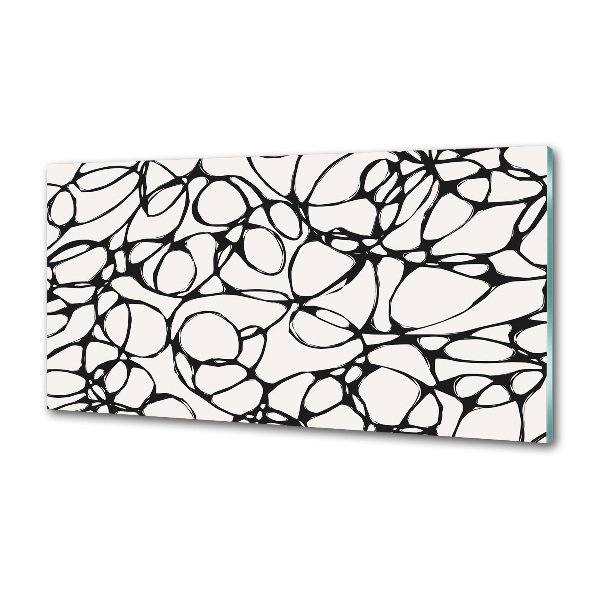 Achterwand keuken Chaotische cirkels