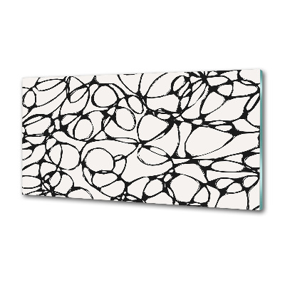 Achterwand keuken Chaotische cirkels