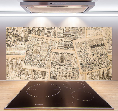 Panel do kuchni Starodawna gazeta