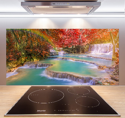 Panel szklany do kuchni Kaskada