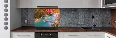 Panel szklany do kuchni Kaskada