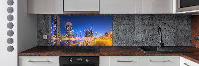 Panel szklany do kuchni Dubaj
