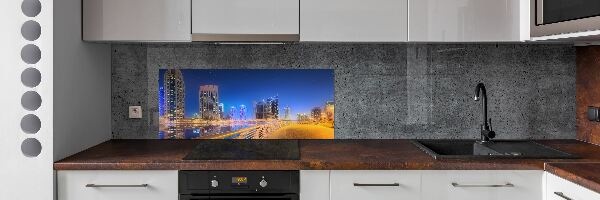 Glazen achterwand keuken Dubai