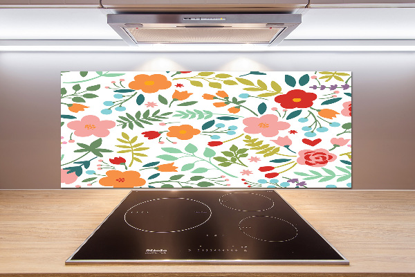 Keuken achterwand Illustratie van bloemen