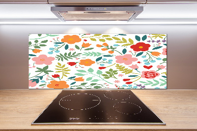 Keuken achterwand Illustratie van bloemen