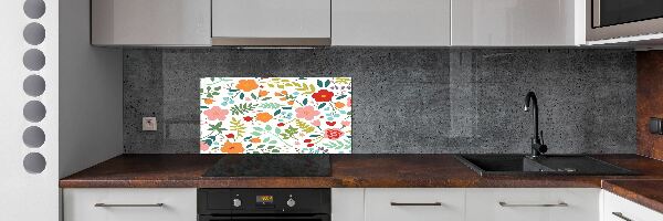 Keuken achterwand Illustratie van bloemen