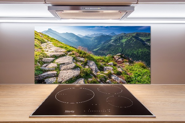 Keuken achterwand Zonsopgang in het Tatragebergte