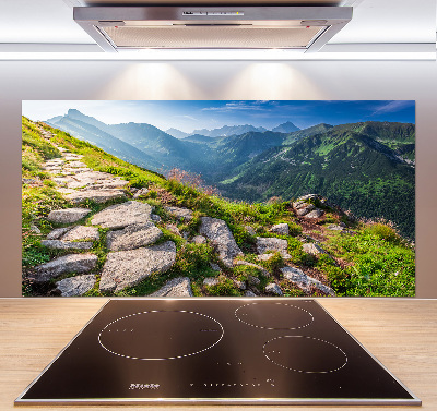 Keuken achterwand Zonsopgang in het Tatragebergte