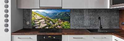 Keuken achterwand Zonsopgang in het Tatragebergte