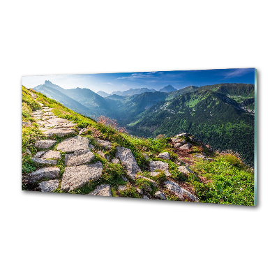 Keuken achterwand Zonsopgang in het Tatragebergte