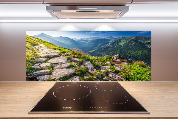 Keuken achterwand Zonsopgang in het Tatragebergte