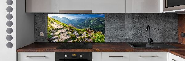 Keuken achterwand Zonsopgang in het Tatragebergte