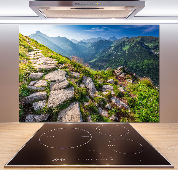 Keuken achterwand Zonsopgang in het Tatragebergte