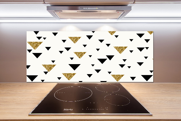Spatplaat keuken Achtergrond met driehoeken