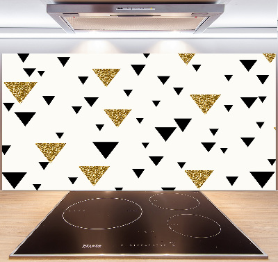Spatplaat keuken Achtergrond met driehoeken