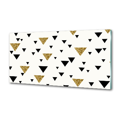 Spatplaat keuken Achtergrond met driehoeken