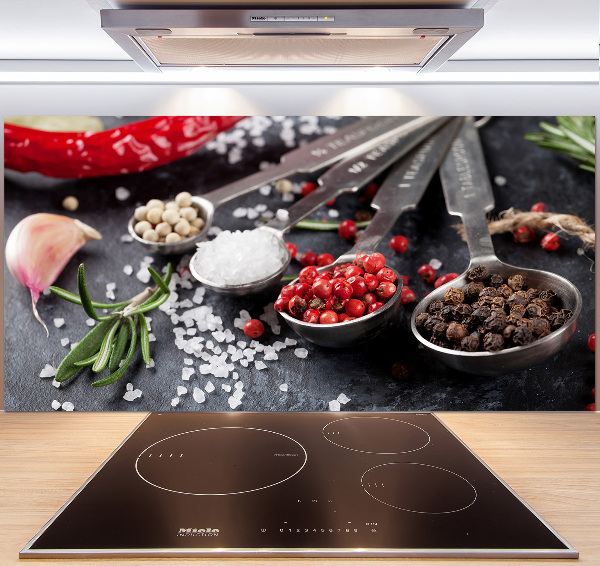 Spatplaat keuken Kruiden en specerijen