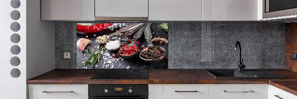 Spatplaat keuken Kruiden en specerijen