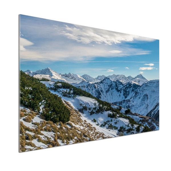 Achterwand keuken De kroon van het Tatragebergte