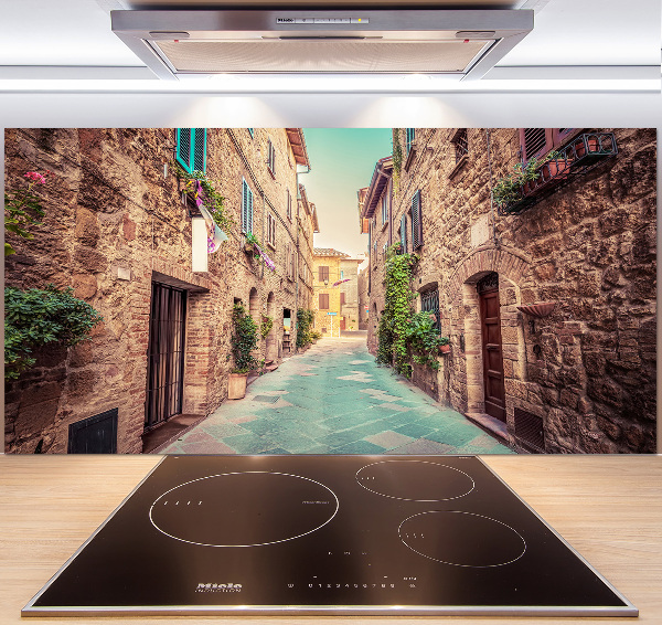 Spatscherm keuken Italiaanse straten