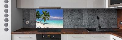 Panel do kuchni Panorama plaży