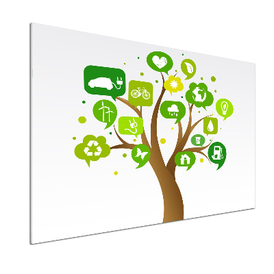 Spatscherm keuken Ecologische boom