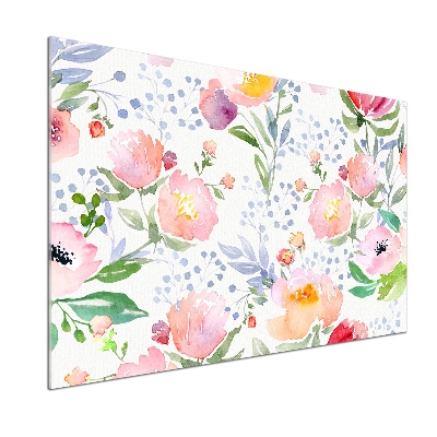 Achterwand keuken Klaprozen