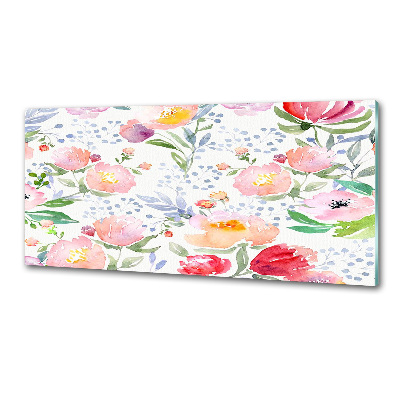 Achterwand keuken Klaprozen