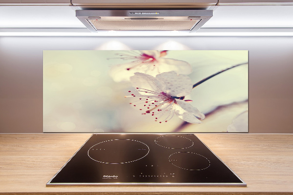 Spatscherm keuken Kersenbloesem