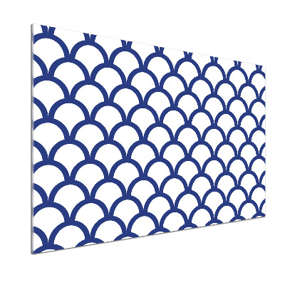 Spatscherm keuken Nautische achtergrond