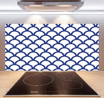 Spatscherm keuken Nautische achtergrond