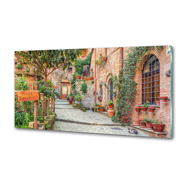 Spatplaat keuken Italiaanse straten